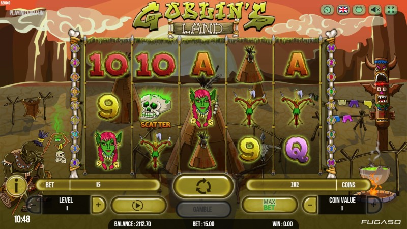 Игровой автомат «Goblins Land» в казино Х